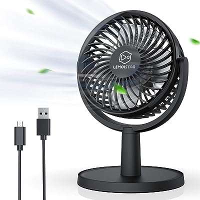 Mini ventilateur de bureau bureau alimenté par usb avec 4 vitesses. DIAYTAR COTE D'IVOIRE  vous propose une expérience de shopping inoubliable : explorez notre boutique en ligne pour trouver des réductions incroyables sur des produits pour la maison, l'électroménager, l'informatique et la mode. Ne sacrifiez pas la qualité pour des économies, grâce à DIAYTAR COTE D'IVOIRE !