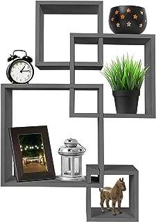 Étagère flottante croisée à montage mural 4 cubes greenco au fini. Visitez DIAYTAR COTE D'IVOIRE  et profitez de notre sélection exceptionnelle de produits discount. Que vous recherchiez des articles pour la maison, de l'électroménager, de l'informatique ou de la mode, notre boutique en ligne vous offre des produits de qualité à prix réduit, sans compromis sur la satisfaction du client.