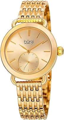 Montre burgi pour femme avec cadran doré et bracelet en acier. Bienvenue sur DIAYTAR COTE D'IVOIRE, le site idéal pour les amateurs de bonnes affaires ! Avec une large gamme de produits discount pour la maison, l'électroménager, l'informatique, la mode et les gadgets, nous offrons une solution pratique pour économiser sans renoncer à la qualité. N'attendez plus, explorez notre sélection et profitez de prix imbattables.