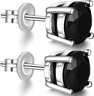 Zowbinbin boucles d'oreilles à tige rondes en argent sterling 925 plaqué. Faites des économies sans compromis chez DIAYTAR COTE D'IVOIRE, votre destination de shopping en ligne pour des produits discount de qualité supérieure, allant des appareils électroniques à la décoration d'intérieur.