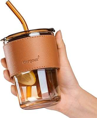 Gobelet en verre avec paille et couvercle tasse de 15 oz. Faites des économies intelligentes sur DIAYTAR COTE D'IVOIRE, votre boutique en ligne de confiance. Avec notre large sélection de produits discount, incluant la maison, l'électroménager, l'informatique et la mode, vous trouverez tout ce dont vous avez besoin à des prix défiant toute concurrence. Ne manquez pas nos offres promotionnelles et commandez en toute simplicité dès maintenant!