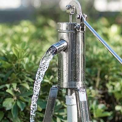 Pompe à pression manuelle en acier inoxydable pompe eau profonde de 32. À la recherche de bonnes affaires ? Ne cherchez plus ! DIAYTAR COTE D'IVOIRE  est là pour vous. Avec une gamme complète de produits discount, allant de la maison à l'électroménager, de l'informatique à la mode et aux gadgets tendance, vous trouverez sûrement ce que vous cherchez tout en réalisant des économies substantielles.