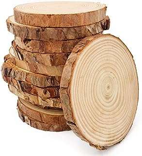 12 tranches de bois naturel non fini de 35 à 4" ensemble de cercles en pour l'artisanat. DIAYTAR COTE D'IVOIRE  vous propose une expérience d'achats en ligne unique. Découvrez notre sélection de produits discount allant de la maison à l'électroménager, de l'informatique à la mode, sans oublier les gadgets les plus en vogue. Ne dépensez pas plus que nécessaire et trouvez tous vos articles préférés à des prix incroyables !