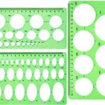 Ensemble de 3 gabarits ronds en plastique et ovales mesure pour règles. À la recherche de bonnes affaires ? DIAYTAR COTE D'IVOIRE  vous offre une large gamme de produits discount pour la maison, l'électroménager, l'informatique, la mode et les gadgets. Profitez de prix imbattables sans sacrifier la qualité !