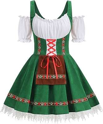 Costume oktoberfest pour femme robe de carnaval d'halloween en velours allemand. DIAYTAR COTE D'IVOIRE  - La destination en ligne pour les chasseurs de bonnes affaires ! Parcourez notre sélection incroyable de produits discount, comprenant tout, des appareils ménagers aux gadgets dernier cri. Faites des économies sans sacrifier la qualité avec DIAYTAR COTE D'IVOIRE .
