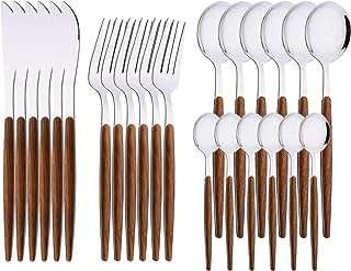 Uniturcky 24 pièces ensemble d'argenterie pour 6 personnes de couverts en acier. Bienvenue sur DIAYTAR COTE D'IVOIRE, votre magasin en ligne préféré pour des offres imbattables sur une variété de produits. Faites des économies substantielles sur des articles de maison, d'informatique et d'électroménager, tout en découvrant les dernières tendances en matière de mode et de gadgets indispensables.