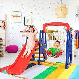 Rbw toys toboggan géant 3 en 1 avec balançoire et basket ball pour enfants. DIAYTAR COTE D'IVOIRE, votre partenaire shopping pour des bonnes affaires au quotidien. Profitez de notre large sélection de produits de qualité à prix réduits, allant des appareils électroménagers indispensables aux dernières tendances de la mode, en passant par les gadgets high-tech et les accessoires informatiques incontournables.