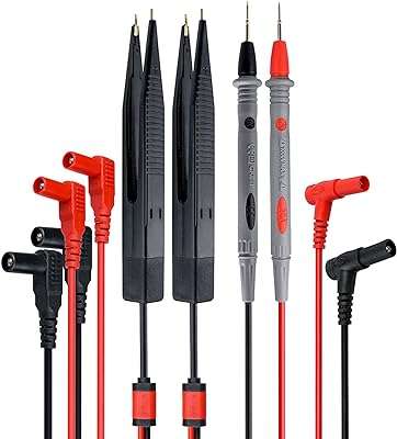 Yakamoz fils de test pincette multimètre sonde ensemble de 2pcs pincettes composants smd clips avec 1. DIAYTAR COTE D'IVOIRE, la référence en ligne pour des produits discount qui ne déçoivent pas. Parcourez notre vaste assortiment d'articles pour la maison, l'électroménager, l'informatique, la mode et les gadgets à des prix abordables. Trouvez tout ce dont vous avez besoin et économisez sans sacrifier la qualité grâce à notre boutique en ligne conviviale et sécurisée.