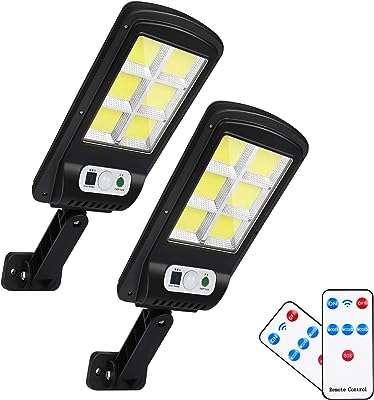 Lampadaires led d'extérieur à énergie solaire lot de 2 de 120 lumières. DIAYTAR COTE D'IVOIRE  - la référence en matière de shopping en ligne à prix réduit. Trouvez tout ce dont vous avez besoin pour votre maison, de l'électroménager pratique aux articles de mode tendance, en passant par les dernières innovations technologiques. Faites des économies sans compromettre la qualité avec notre selection de produits discount de confiance.