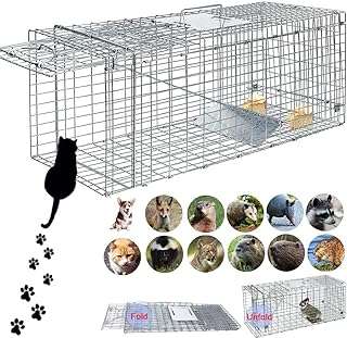 Piège vivant pour chats grand piège pliable pour animaux sauvages 2 portes attrape et libère. Explorez DIAYTAR COTE D'IVOIRE  et découvrez une multitude de produits incroyables à des prix réduits. De l'électroménager aux gadgets en passant par la mode, notre boutique en ligne généraliste offre une vaste sélection pour tous vos besoins à petit prix. Faites des économies tout en vous faisant plaisir en passant commande dès maintenant!