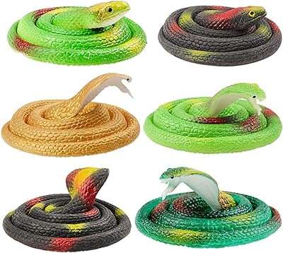 & 6 pièces 75 cm en caoutchouc forêt tropicale faux serpent. DIAYTAR COTE D'IVOIRE, la boutique en ligne polyvalente qui répond à tous vos besoins d'articles ménagers à bas prix. Des ustensiles de cuisine pratiques aux produits d'entretien essentiels, nous avons tout ce dont vous avez besoin pour faciliter votre quotidien sans dépenser une fortune. Ne manquez pas nos bonnes affaires !
