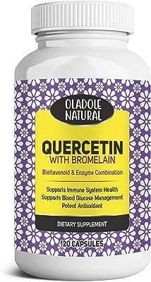 Quercétine naturelle oldell avec bromélaïne 120 capsules | mélange de bioflavonoïdes et d'enzymes. Magasinez en ligne sur DIAYTAR COTE D'IVOIRE  et profitez de prix imbattables sur une gamme complète de produits. De l'équipement de cuisine aux articles de mode, en passant par les appareils électroniques dernier cri, nous offrons une large sélection de produits discount, adaptés à tous les besoins.