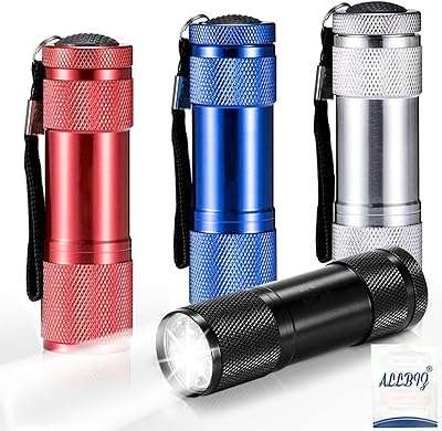 Ensemble de 4 lampes de poche led albiz 9 pièces lampe en aluminium avec lanière. Vous voulez dépenser moins tout en obtenant plus ? DIAYTAR COTE D'IVOIRE  est là pour vous ! Profitez de nos offres exceptionnelles sur une large gamme de produits, allant des articles ménagers à l'électroménager, en passant par les gadgets et la mode. Faites des économies sans compromettre la qualité.