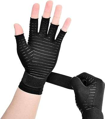 Gants de compression de poignet pour l'arthrite (1 paire) attelle de soutien sans doigts en cuivre. Faites des économies importantes sur tous vos achats grâce à DIAYTAR COTE D'IVOIRE, votre boutique en ligne préférée pour des offres discount exceptionnelles. Du petit électroménager à la mode tendance en passant par les gadgets high-tech, découvrez notre large sélection d'articles à prix réduits dès aujourd'hui!