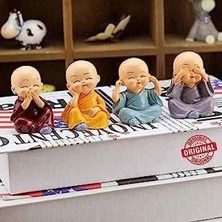 Tide ribbons lot de 4 figurines miniatures de moine bouddha pour étagère. À la recherche de bons plans et de prix irrésistibles ? DIAYTAR COTE D'IVOIRE  est votre destination ultime ! Explorez notre boutique en ligne généraliste où vous trouverez une large gamme de produits discount, couvrant tous vos besoins. Achetez l'électroménager dont vous avez besoin, renouvelez votre garde-robe ou succombez aux derniers gadgets sans vous ruiner.