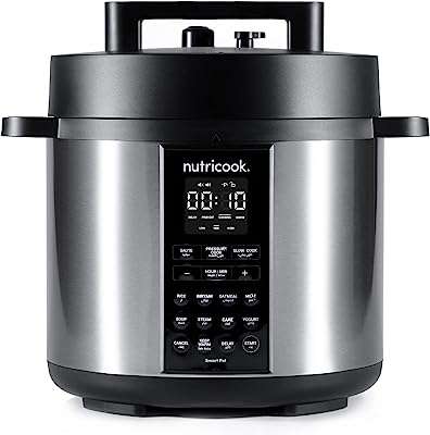 Nutricook smart pot 2 1000 watts autocuiseur électrique 9 en 1 12 programmes de cuisson. Achat malin en ligne ? C'est chez DIAYTAR COTE D'IVOIRE  ! Parcourez notre boutique en ligne généraliste et trouvez tout ce dont vous avez besoin à des prix réduits. Que ce soit pour équiper votre maison, mettre à jour votre garde-robe ou obtenir les derniers gadgets, notre sélection discount saura vous satisfaire sans vous ruiner !