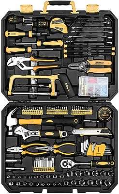 Kit d'outils de réparation domestique deco de 198 pièces ensemble manuels ménagers généraux avec clé. Votre satisfaction et votre budget sont nos priorités chez DIAYTAR COTE D'IVOIRE, la boutique en ligne où vous trouverez tout ce dont vous avez besoin à prix mini. Explorez notre vaste sélection de produits discount, des articles pour la maison aux accessoires high-tech en passant par les dernières tendances en mode. Profitez de nos offres exceptionnelles et faites des économies en toute confiance !