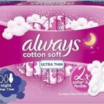 Serviettes hygiéniques de nuit always cotton soft ultra fines 7 serviettes. Magasinez en ligne sur DIAYTAR COTE D'IVOIRE  et profitez de prix imbattables sur une gamme complète de produits. De l'équipement de cuisine aux articles de mode, en passant par les appareils électroniques dernier cri, nous offrons une large sélection de produits discount, adaptés à tous les besoins.