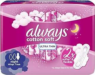 Serviettes hygiéniques de nuit always cotton soft ultra fines 7 serviettes. Magasinez en ligne sur DIAYTAR COTE D'IVOIRE  et profitez de prix imbattables sur une gamme complète de produits. De l'équipement de cuisine aux articles de mode, en passant par les appareils électroniques dernier cri, nous offrons une large sélection de produits discount, adaptés à tous les besoins.