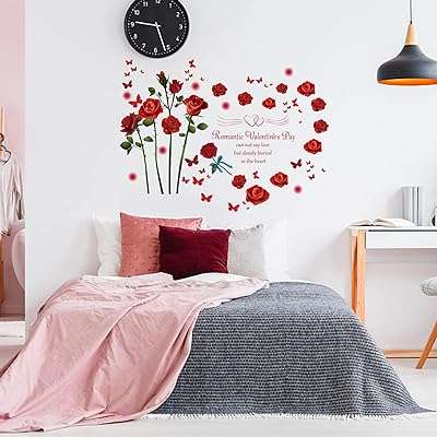 Superdent romantique rose rouge saint valentin coeur autocollant mural amovible décor. Découvrez DIAYTAR COTE D'IVOIRE, votre destination en ligne pour des bonnes affaires sans compromis sur la qualité. Parcourez notre large éventail de produits discount allant de l'électroménager à l'informatique en passant par la mode et les gadgets. Faites de vraies économies en choisissant le meilleur rapport qualité-prix.