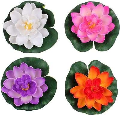 4 pièces fleur de lotus d'eau en mousse artificielle lys artificiel. Rejoignez DIAYTAR COTE D'IVOIRE, votre compagnon de shopping à prix malin ! Explorez notre boutique en ligne et découvrez un éventail de produits discount, des articles essentiels pour la maison aux appareils électroménagers, en passant par l'informatique, la mode tendance et les gadgets à petit prix.