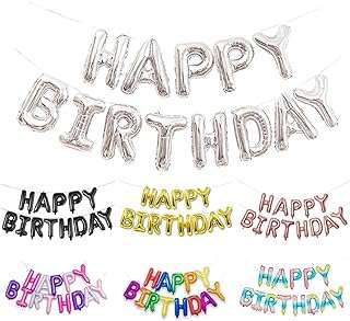 Bannière de ballons joyeux anniversaire en argent de 16 pouces bannière d'anniversaire en feuille mylar pour filles. Parcourez notre magasin en ligne DIAYTAR COTE D'IVOIRE  et profitez de nos offres incroyables sur une large gamme de produits. Trouvez tout ce dont vous avez besoin, de l'électroménager à l'informatique, et restez à la mode sans vous ruiner grâce à nos articles à prix réduits.