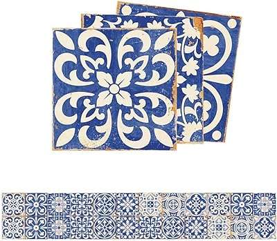 24 pièces autocollant de carrelage en porcelaine bleu et blanc autocollants. DIAYTAR COTE D'IVOIRE, votre destination en ligne pour des produits discount de qualité. Avec notre large choix de produits allant de la maison à la technologie, en passant par la mode et les gadgets, vous êtes assuré de trouver tout ce dont vous avez besoin à des prix défiant toute concurrence.