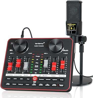 Kit de carte son en direct kit de mixage audio g1 avec micro pour la diffusion. Faites des économies sans compromis sur la qualité avec DIAYTAR COTE D'IVOIRE  ! Trouvez tout ce dont vous avez besoin, de l'électroménager aux gadgets high-tech en passant par les accessoires de mode, le tout à des prix défiant toute concurrence. Visitez notre boutique en ligne et découvrez un large choix de produits discount pour améliorer votre quotidien.