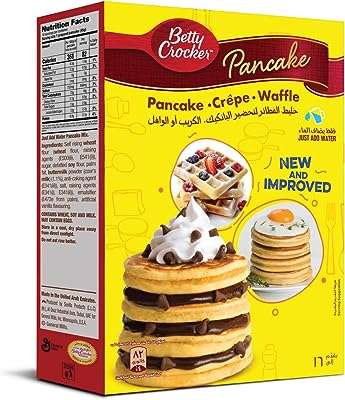 Crêpes au babeurre betty crocker mélange de crêpes et de gaufres rapide. Préparez-vous à des économies massives avec DIAYTAR COTE D'IVOIRE . Nous offrons une sélection variée de produits discount, allant des articles ménagers aux gadgets en passant par l'électronique et la mode. Achetez intelligemment et profitez de prix avantageux sur tous vos achats chez nous.