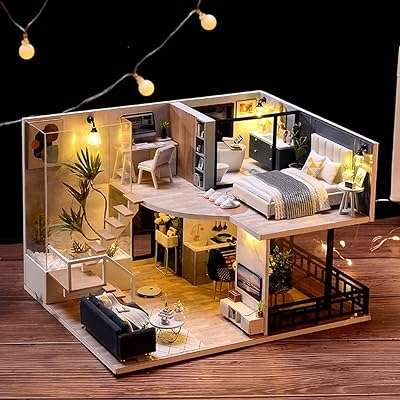 Maison de poupée miniature à monter soi même avec meubles kit de maison en bois. Ne payez pas le prix fort, optez pour DIAYTAR COTE D'IVOIRE  et économisez sur tous vos achats ! Notre boutique en ligne vous propose une large gamme de produits discount pour équiper votre maison, des meubles élégants aux derniers gadgets électroniques. Bénéficiez de réductions imbattables sur les appareils informatiques de pointe et restez tendance avec nos vêtements et accessoires à petits prix. Profitez d'une expérience d'achat sans stress avec une livraison rapide et un service client exceptionnel !