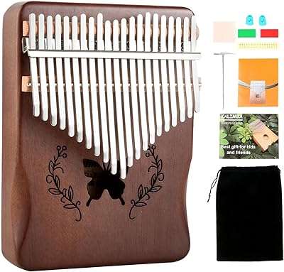Piano à pouces kalimba 21 touches piano portable en bois massif d'acajou avec instructions. DIAYTAR COTE D'IVOIRE  est l'adresse incontournable pour tous ceux qui cherchent des produits discount en ligne. Parcourez notre site et trouvez des offres imbattables sur une grande variété de produits, des articles pour la maison aux produits high-tech en passant par les dernières tendances mode et les gadgets les plus recherchés.