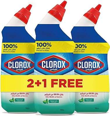 Nettoyant pour toilettes clorox parfum frais 709 ml paquet de 3. Ne cherchez plus ailleurs, DIAYTAR COTE D'IVOIRE  offre une large gamme de produits discount en ligne. Faites des affaires exceptionnelles dans tous les domaines, qu'il s'agisse de l'informatique, de la maison ou de la mode. Avec notre sélection variée et notre engagement envers les prix bas, vous êtes sûr de trouver ce que vous recherchez.