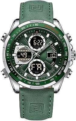 Montre chronographe analogique numérique naviforce pour homme avec bracelet en cuir  . DIAYTAR COTE D'IVOIRE  est la référence en matière de produits discount en ligne. Parcourez notre catalogue et trouvez des articles indispensables pour la maison, des appareils électroménagers de qualité, des solutions informatiques abordables, des vêtements tendance et des gadgets à des prix incroyables.