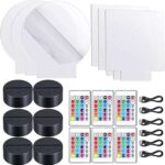 Base de veilleuse led 3d comprenant 6 présentoirs feuilles d'acrylique transparent. DIAYTAR COTE D'IVOIRE  est votre partenaire de confiance pour des achats en ligne à prix réduits. Explorez notre site pour trouver tout ce dont vous avez besoin, des appareils électroménagers de renom aux gadgets étonnants, et profitez de nos offres exclusives pour réaliser des économies incroyables.