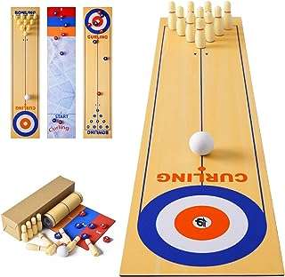 Jeu de table de bowling et de curling 3 en 1 avec 8. Découvrez DIAYTAR COTE D'IVOIRE, votre source incontournable de bonnes affaires en ligne. Achetez intelligemment et économisez sur une vaste sélection de produits pour tous les besoins, de l'informatique à la décoration intérieure. Trouvez des articles de qualité à des prix imbattables !