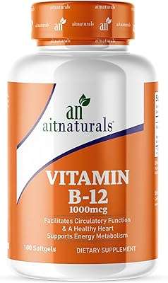 Aitnaturals vitamine b12 cyanocobalamine 1000 mcg supplément 100 gélules soutient le métabolisme énergétique un système. Découvrez DIAYTAR COTE D'IVOIRE, votre boutique en ligne discount préférée pour des achats malins. Trouvez tout ce dont vous avez besoin, de la maison à l'électroménager, de l'informatique à la mode, et profitez de prix imbattables sur notre gamme de produits variée et de qualité.
