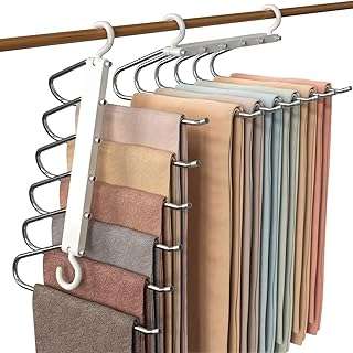 Cintre magique pour pantalons 6 niveaux multifonctions gain de place organisateur. Bienvenue chez DIAYTAR COTE D'IVOIRE, la boutique en ligne discount pour toutes vos envies. Découvrez notre sélection exclusive de produits discount pour la maison, l'électroménager, l'informatique et la mode, et faites des économies tout en conservant la qualité. Ne manquez pas nos offres incroyables sur les derniers gadgets à la pointe de la technologie.
