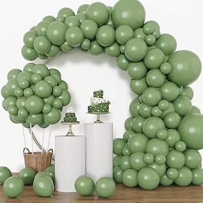 129 pièces tailles mixtes 18 12 10 5"ballons vert sauge pour guirlande. Explorez les offres exceptionnelles de DIAYTAR COTE D'IVOIRE, la boutique en ligne ultime pour les amateurs de bons plans. Trouvez tout ce dont vous avez besoin, de la maison à l'électroménager, de l'informatique à la mode en passant par les gadgets les plus tendance, le tout à des prix défiant toute concurrence.