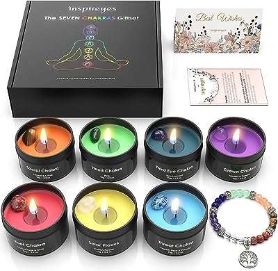 Bougies chakra avec cristaux et pierres de guérison de qualité supérieure bougies. DIAYTAR COTE D'IVOIRE, votre solution intelligente pour des achats malins. Découvrez notre boutique en ligne et bénéficiez de prix discount sur une large sélection de produits pour la maison, l'électroménager, l'informatique et la mode. Ne manquez pas l'opportunité de faire des économies avec DIAYTAR COTE D'IVOIRE !