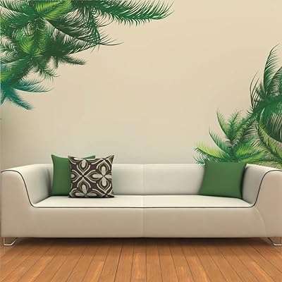 Stickers muraux en vinyle avec palmiers à feuilles vertes décoration de salon et de chambre. Ne cherchez plus, DIAYTAR COTE D'IVOIRE  est là pour vous offrir les meilleurs deals en ligne ! Explorez notre vaste sélection de produits à prix réduits, incluant tout ce dont vous avez besoin pour votre maison, votre cuisine, votre garde-robe et bien plus encore. Profitez de nos offres discount sur les dernières tendances et économisez tout en restant à la pointe de la mode.