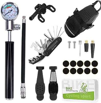 Kit de réparation de pneus de vélo bikor kit crevaison de pneu avec outil multifonctionnel 16 en 1. DIAYTAR COTE D'IVOIRE  - La boutique en ligne qui rend le shopping abordable! Découvrez notre sélection de produits discount, comprenant des équipements informatiques, des appareils électroménagers, des vêtements tendance et bien plus encore, tous à des prix défiant toute concurrence.