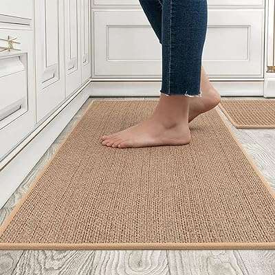 2 pièces tapis de cuisine en caoutchouc naturel antidérapants lavables sol. Ne payez pas le prix fort, optez pour DIAYTAR COTE D'IVOIRE  et économisez sur tous vos achats ! Notre boutique en ligne vous propose une large gamme de produits discount pour équiper votre maison, des meubles élégants aux derniers gadgets électroniques. Bénéficiez de réductions imbattables sur les appareils informatiques de pointe et restez tendance avec nos vêtements et accessoires à petits prix. Profitez d'une expérience d'achat sans stress avec une livraison rapide et un service client exceptionnel !