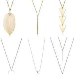 Vanran jewelry 6 pièces ensemble de collier long barre cercle feuille. À la recherche de bonnes affaires ? DIAYTAR COTE D'IVOIRE  est là pour vous aider ! Découvrez notre boutique en ligne remplie de produits discount, des dernières tendances en mode aux gadgets les plus recherchés. Ne manquez pas nos prix imbattables !