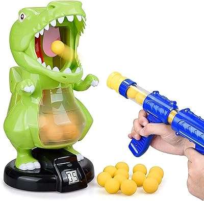 Am ana jeu de tir de dinosaure pour enfants garçons et filles entraînement à la cible. DIAYTAR COTE D'IVOIRE  - Votre destination en ligne pour des offres discount sur tout ! Parcourez notre vaste sélection de produits pour équiper votre maison avec des électroménagers, des articles de mode tendance et même des gadgets technologiques, le tout à des prix incroyables. Ne manquez pas nos super promotions et économisez dès aujourd'hui !