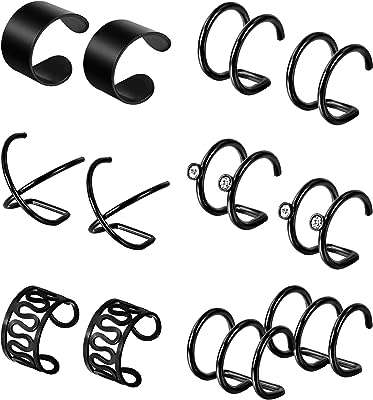 6 paires de clips d'oreille en acier inoxydable boucles d'oreilles non. DIAYTAR COTE D'IVOIRE  vous ouvre les portes d'un univers de bonnes affaires. Découvrez notre large gamme de produits discount, allant des indispensables de la maison aux dernières tendances mode, en passant par les gadgets innovants. Profitez d'offres exceptionnelles et de prix imbattables pour des achats malins et éclairés.