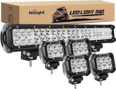 Nilight zh003 20 pouces 126w 4 pièces 18w ampoules led tout terrain pour tracteur de camion. À la recherche de produits discount de qualité ? Faites confiance à DIAYTAR COTE D'IVOIRE  ! Notre plateforme en ligne regorge d'articles pour la maison, l'électroménager, l'informatique, la mode et les gadgets, tous proposés à des prix compétitifs. Explorez notre catalogue dès maintenant et bénéficiez de remises exceptionnelles sur une large gamme de produits.