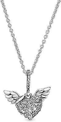 Collier pendentif pandora moments en argent sterling avec cœur pavé et ailes d'ange pour femme. Faites des économies sans sacrifier la qualité avec DIAYTAR COTE D'IVOIRE . Notre boutique en ligne propose une immense variété de produits discount, allant des appareils électroménagers aux vêtements tendance et aux gadgets les plus populaires. Trouvez tout ce dont vous avez besoin à des prix incroyables !