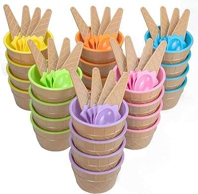 24 coupes à glace avec cuillères récipients en plastique réutilisables. DIAYTAR COTE D'IVOIRE, votre destination en ligne pour des achats économiques et malins. Avec notre sélection discount de produits pour la maison, l'électroménager, l'informatique, la mode et les gadgets, vous ne trouverez pas de meilleur endroit pour réaliser des économies sans compromettre la qualité. Parcourez notre site dès maintenant et découvrez des prix imbattables.