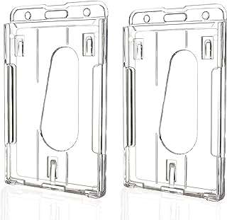Porte carte d'identité vertical transparent en plastique dur porte badge dur avec fente pour pouce et fentes. DIAYTAR COTE D'IVOIRE, votre source d'économies en ligne pour tout ce dont vous avez besoin ! Explorez notre boutique généraliste et découvrez un vaste éventail de produits discount pour la maison, l'électronique, la mode et bien plus encore. Profitez des meilleures offres à des prix incroyablement bas, tout en économisant sur votre budget !