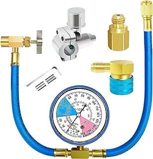Kit de recharge de réfrigérant fréon r134a pour réfrigérateur kit réfrigération avec 1. Trouvez les meilleures affaires en ligne chez DIAYTAR COTE D'IVOIRE  - une boutique généraliste offrant une variété de produits discount allant de l'électroménager aux articles high-tech, sans oublier les vêtements et les accessoires tendances. Découvrez un choix incroyable de produits de qualité à des prix imbattables !